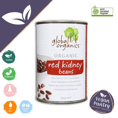 Global Organics Red Kidney Beans, 400g
