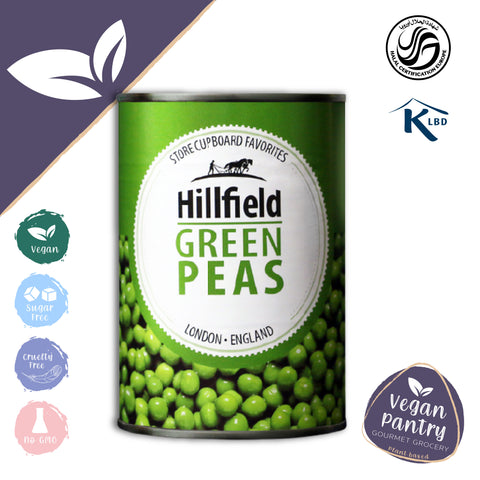 Hillfield green peas 400g