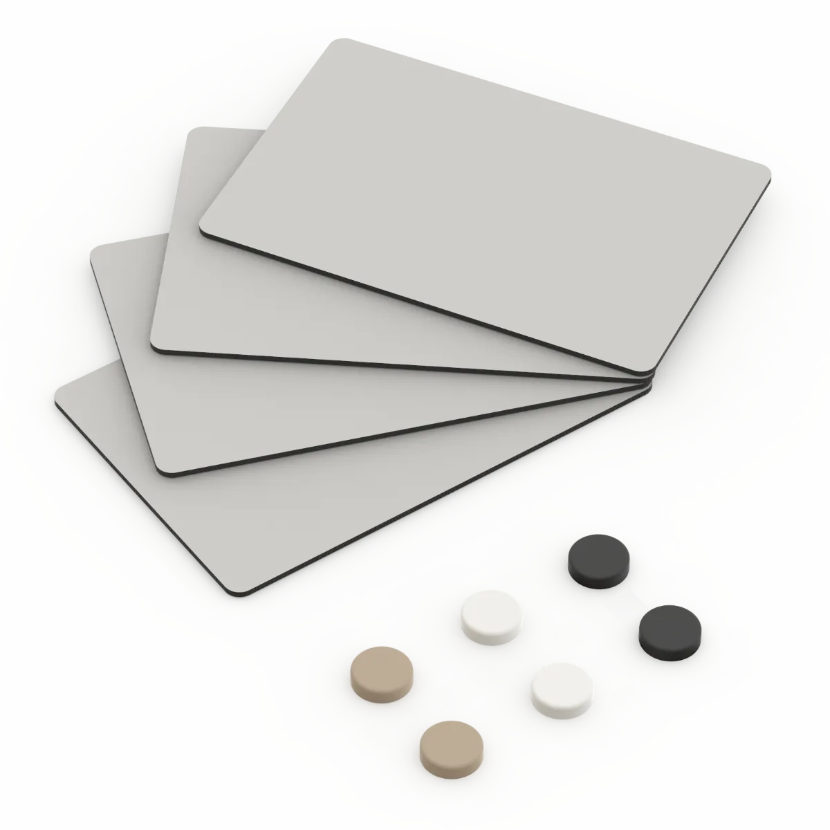 Mounting tape set for BONN shower shelf in size S