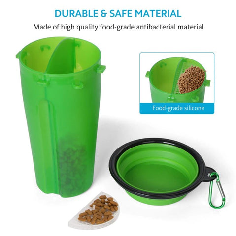 2-in-1 Portable Dog Bottle