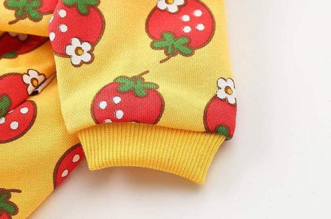 Strawberry Cotton Pajamas