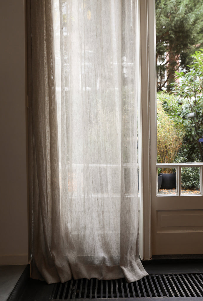 Timeless Linen linen sheer curtains
