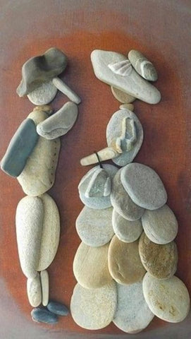 Composition of the subtle hues of sea-shore pebbles | Terence O'Callaghan