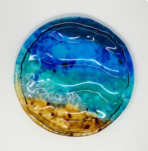 Beach ripple platter | Hilary Shields