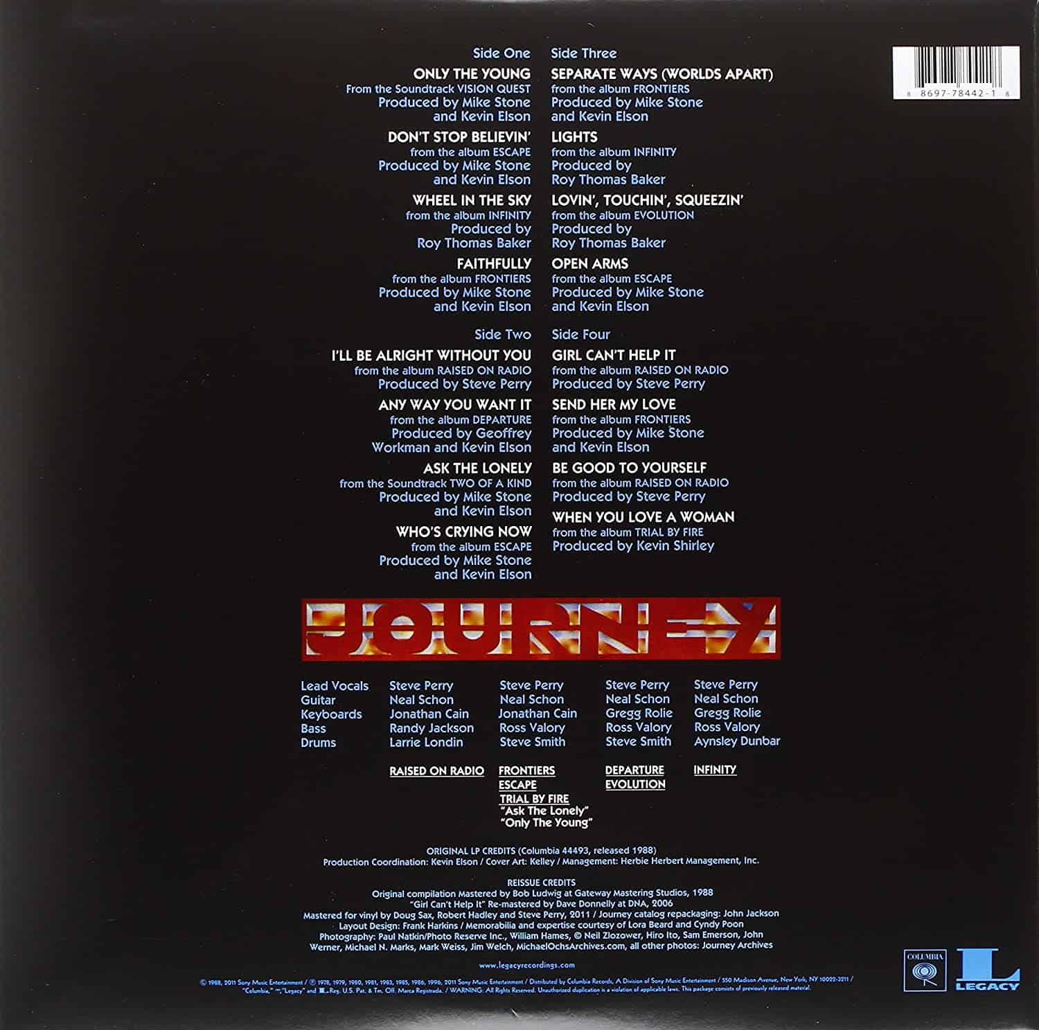 journey greatest hits record