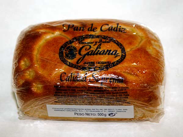 Cadiz-Brot von Turrones Galiana