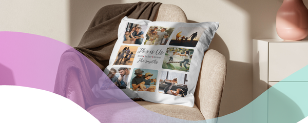 mother's day photo cushion