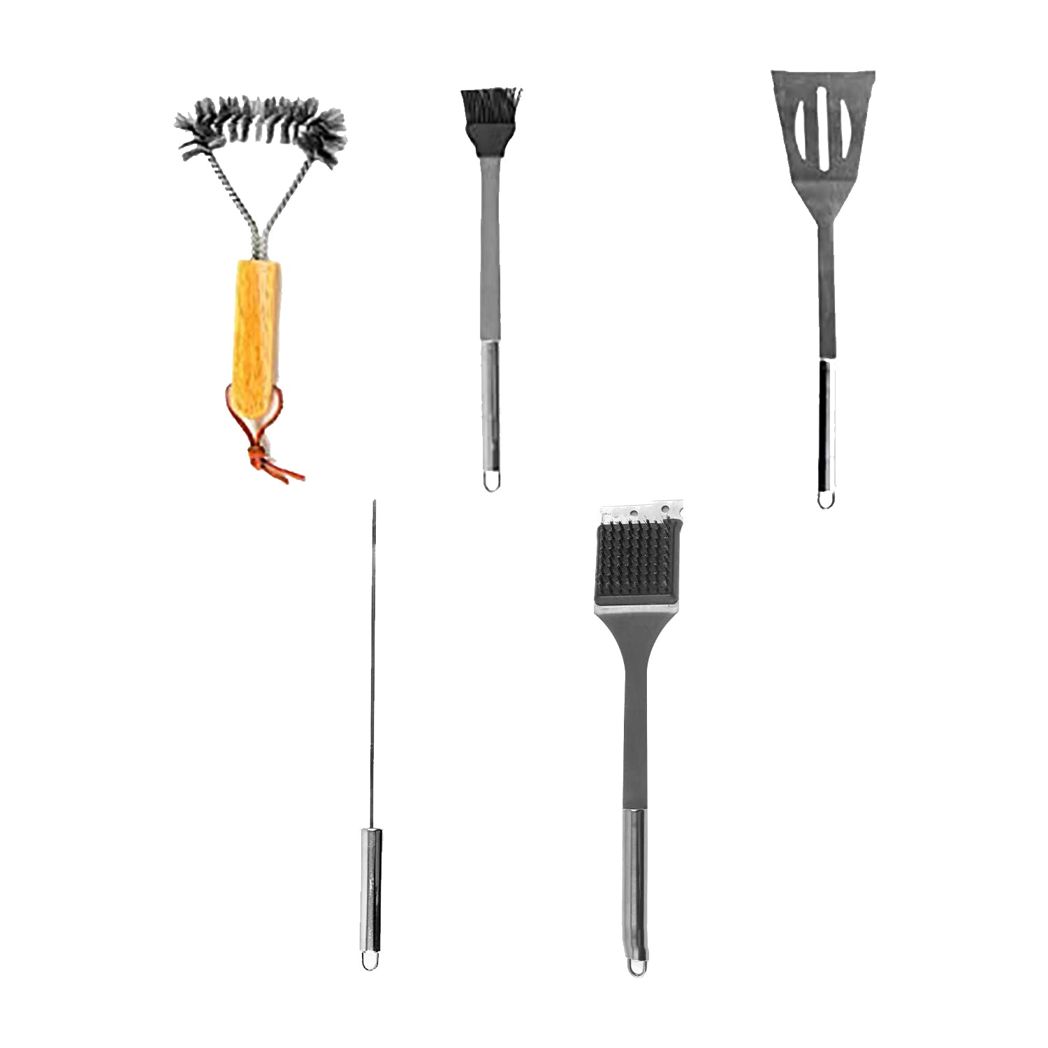 Barbeque Grill Cleaning Kit, Set of 3