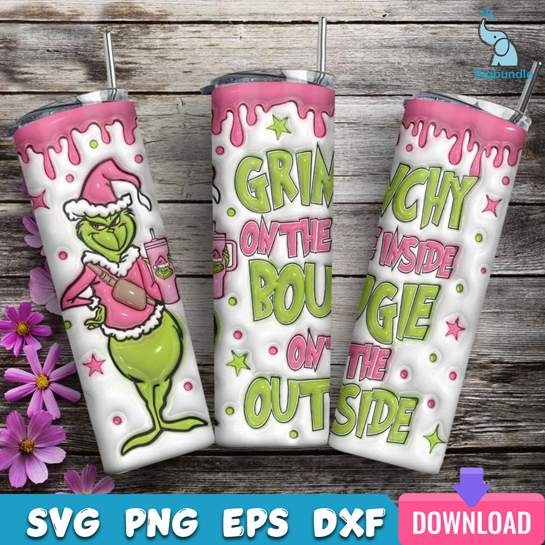 Grinch that's it im not going 30oz & 20oz Skinny Tumbler Sublimation  Designs Wrap Tumbler for Straight Tumbler PNG File Digital - Beyond Jeannie