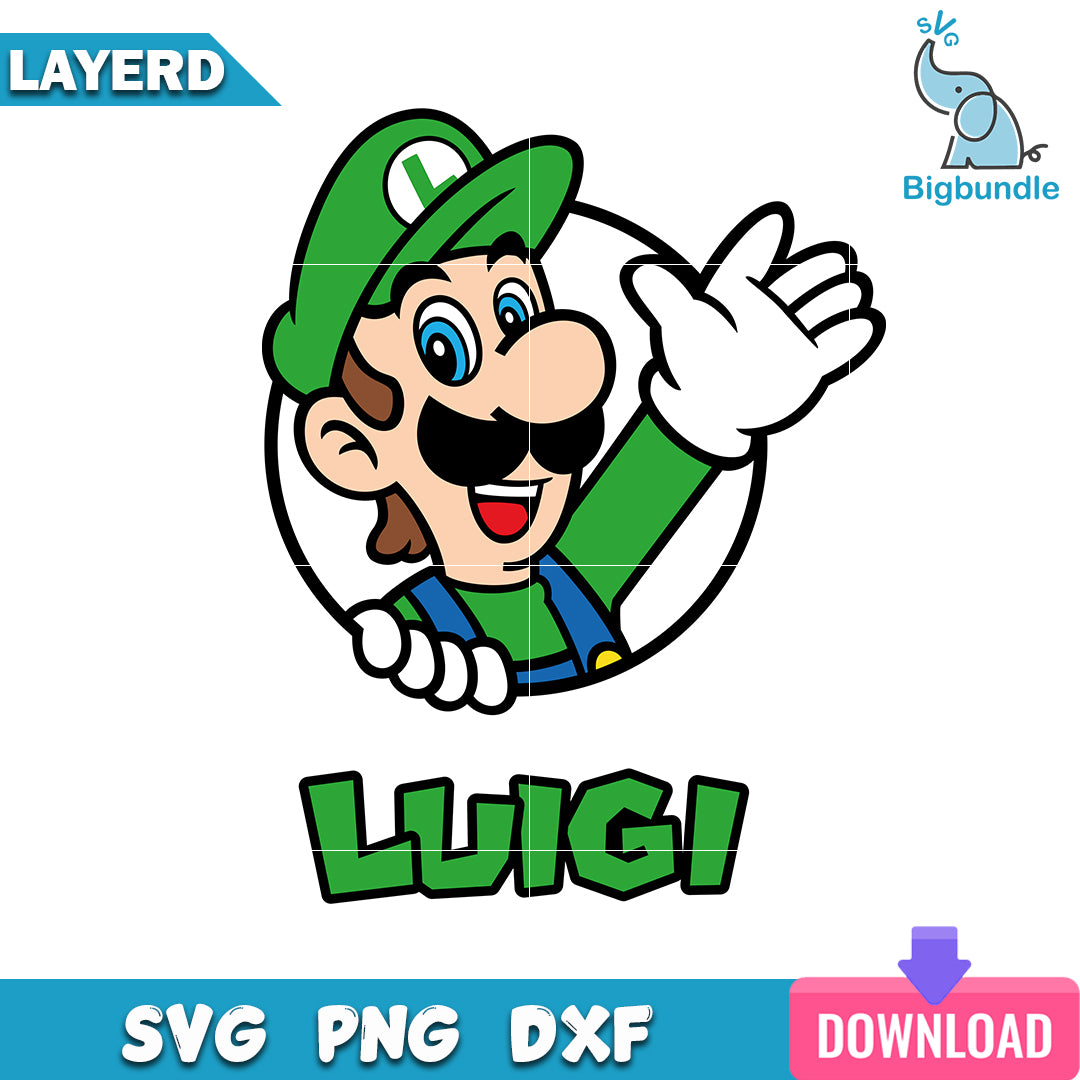 Super Mario SVG Luigi Svg Paper Mario Svg Mario Characters Svg Princess  Peach Svg Cut Files for Cricut Instant Download 