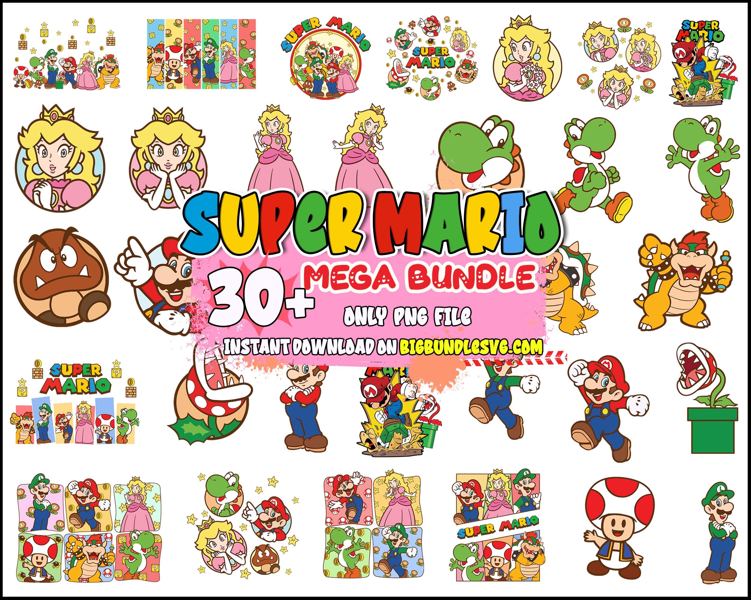 Super Mario Bros Png, Mario Png, Game Mario Png, Super Mario Png, Cart –  Gigabundlesvg