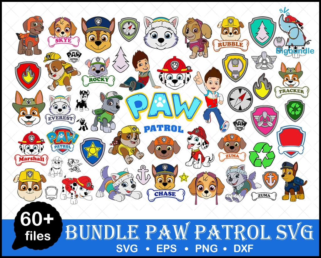 marshall paw patrol svg