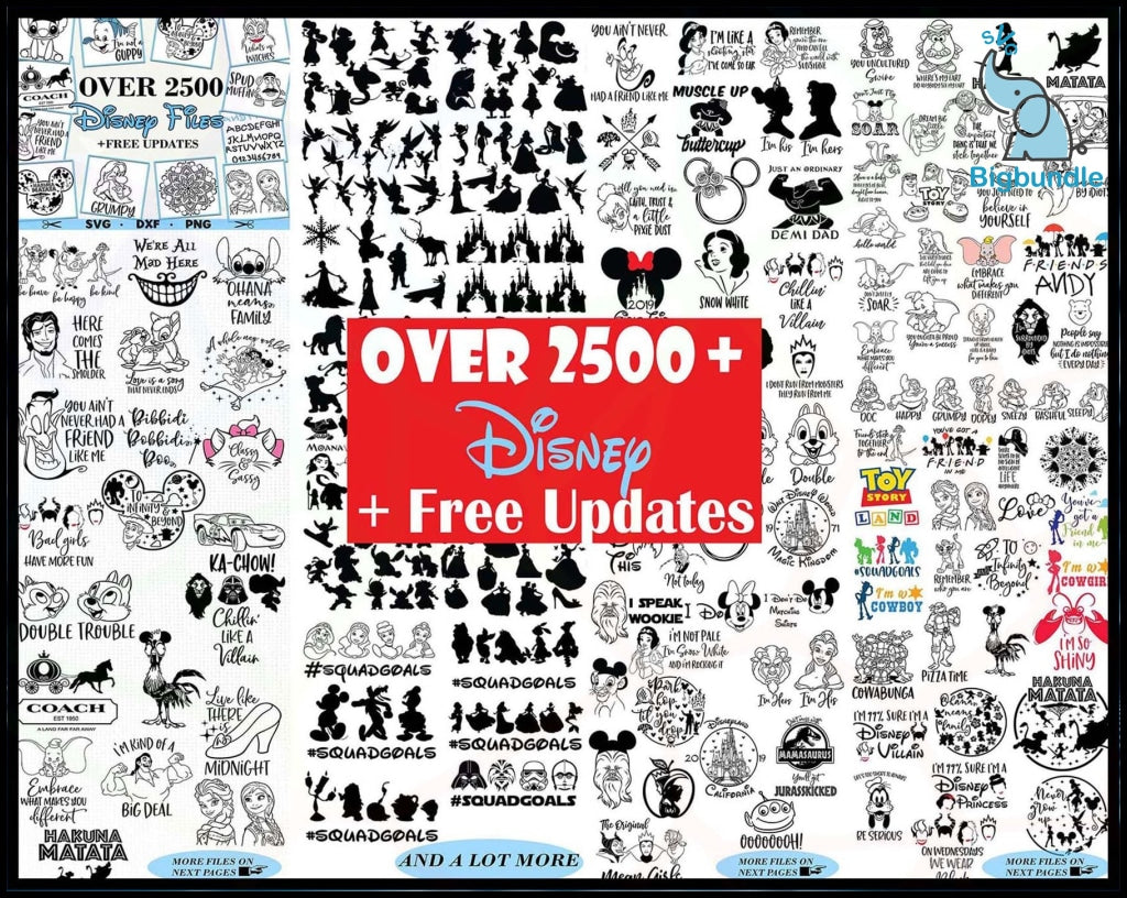 Free Free 295 Disney Svg Mega Bundle SVG PNG EPS DXF File