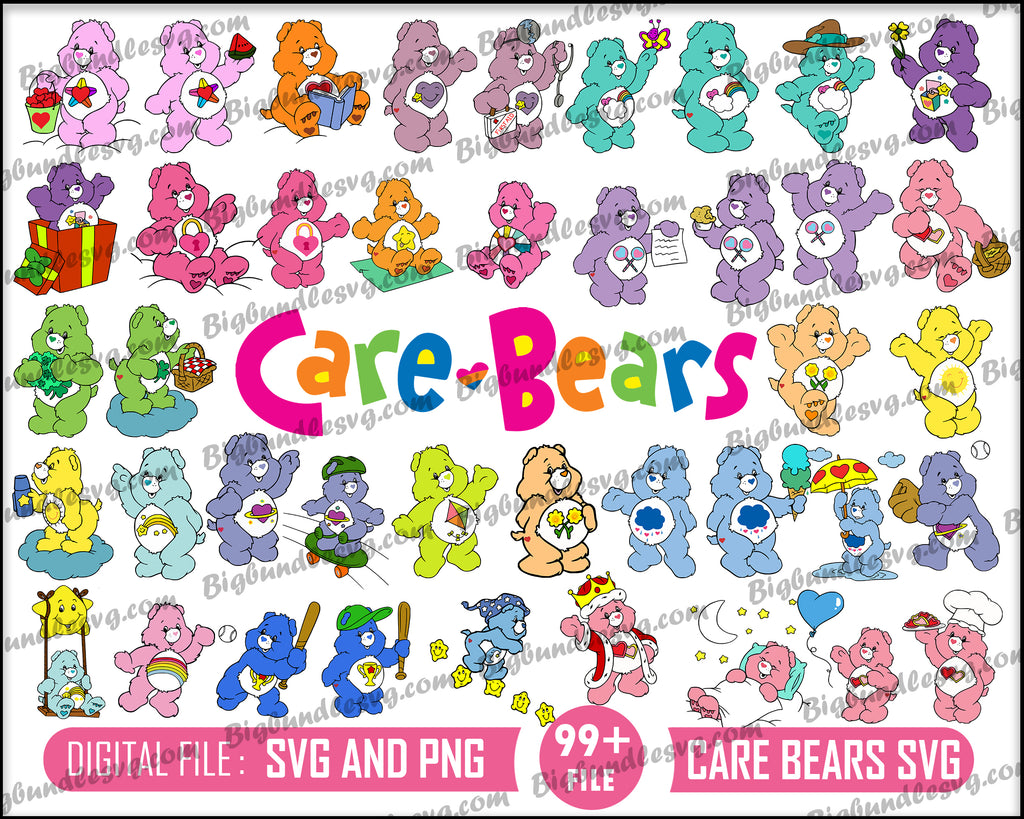 Care Bears: The Enduring Legacy of Childhood Magic in SVG Format