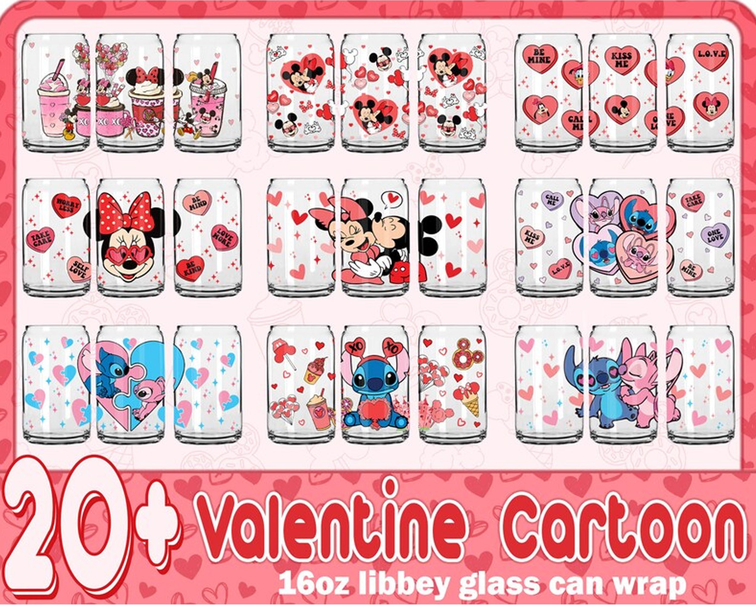 Valentine Tumbler Wraps, Valentines Day Wraps,Valentines Bad Bunny Png,  Valentine Gifts,Valentine Tumbler 54