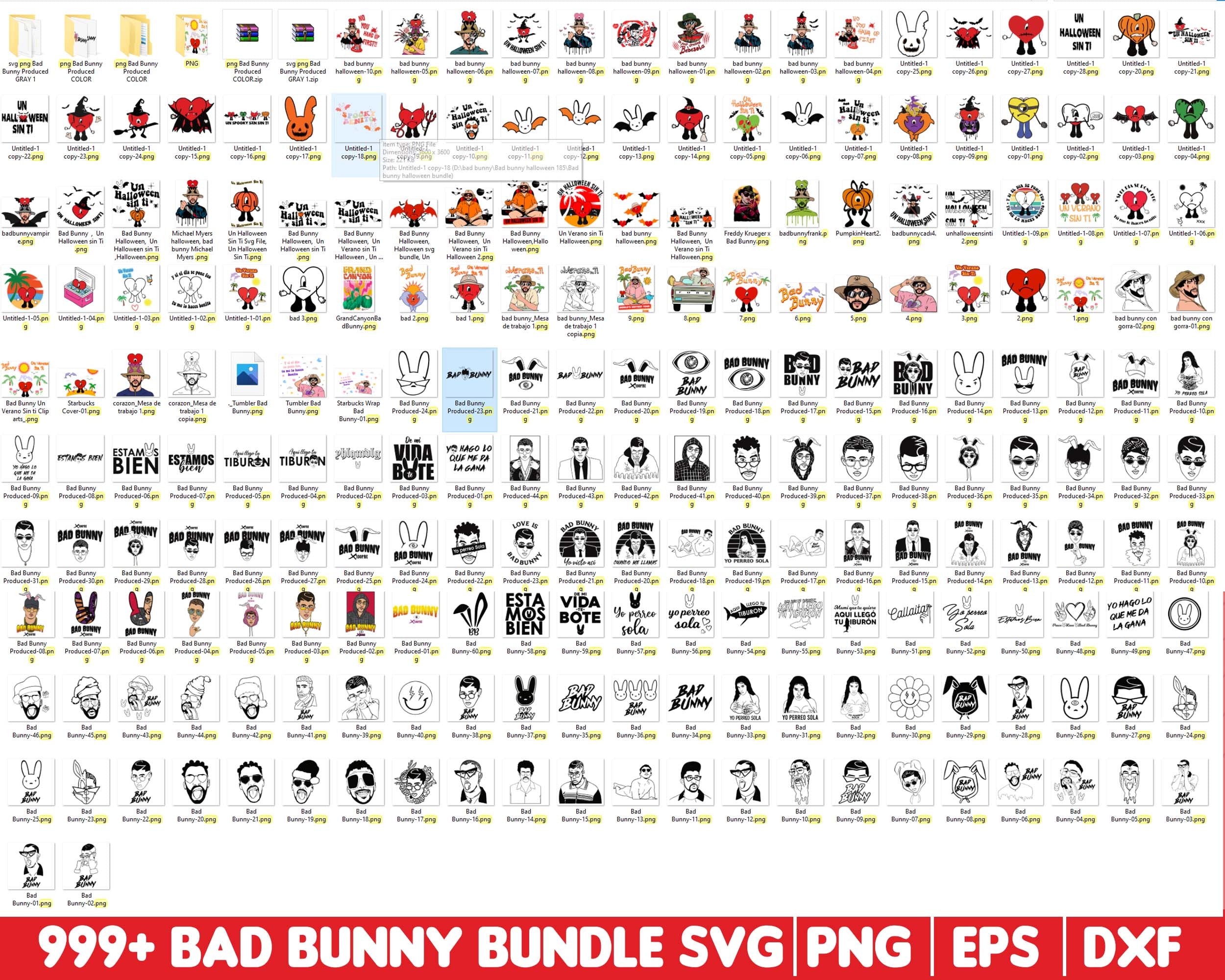 Bad Bunny Dodgers SVG, Bad Bunny SVG DXF EPS PNG