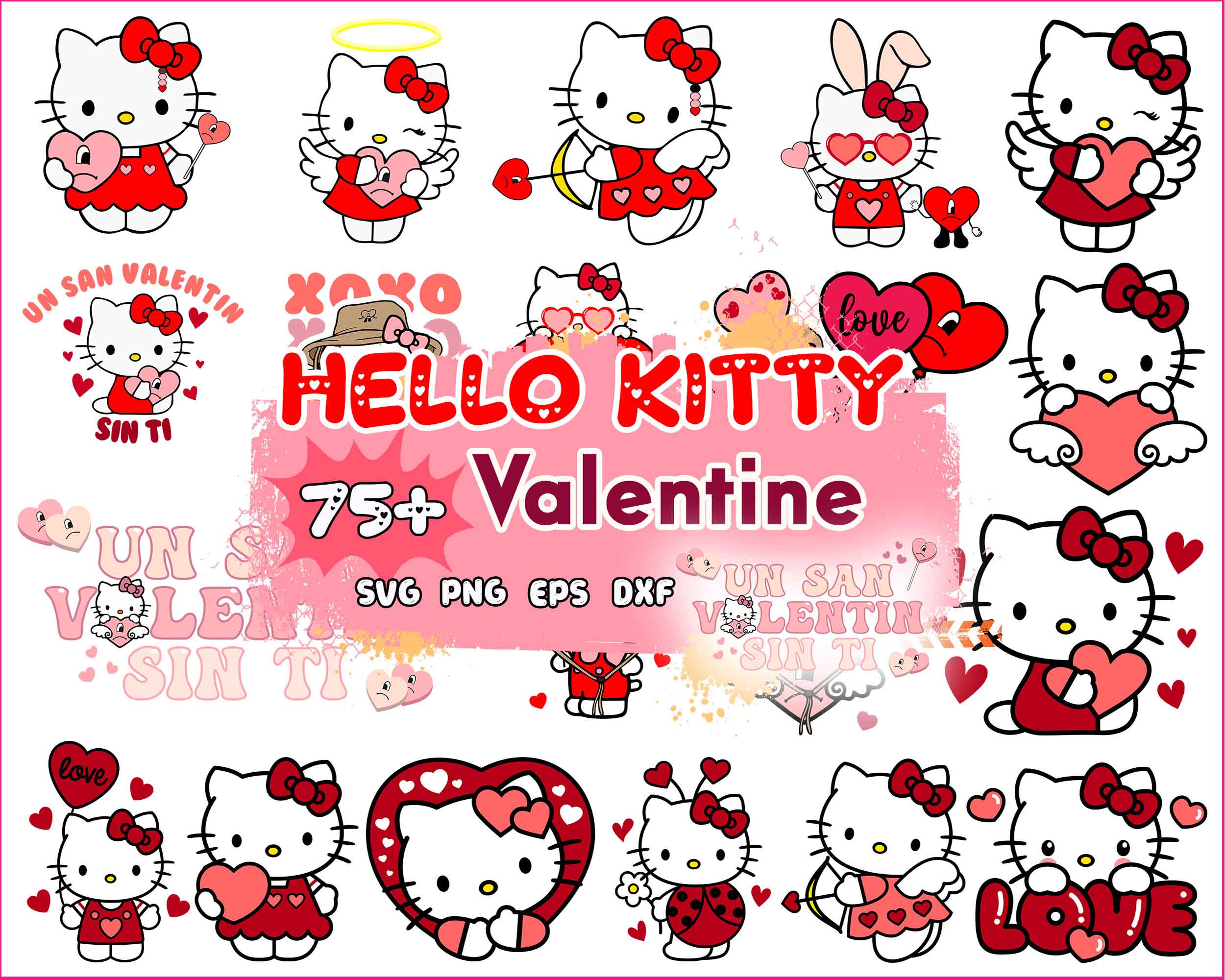 hello kitty valentines card 