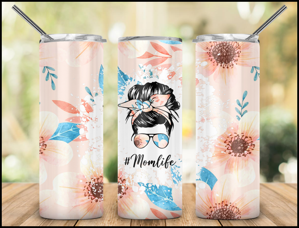 Flower Mama Tumbler (T491) – Swiit Creations