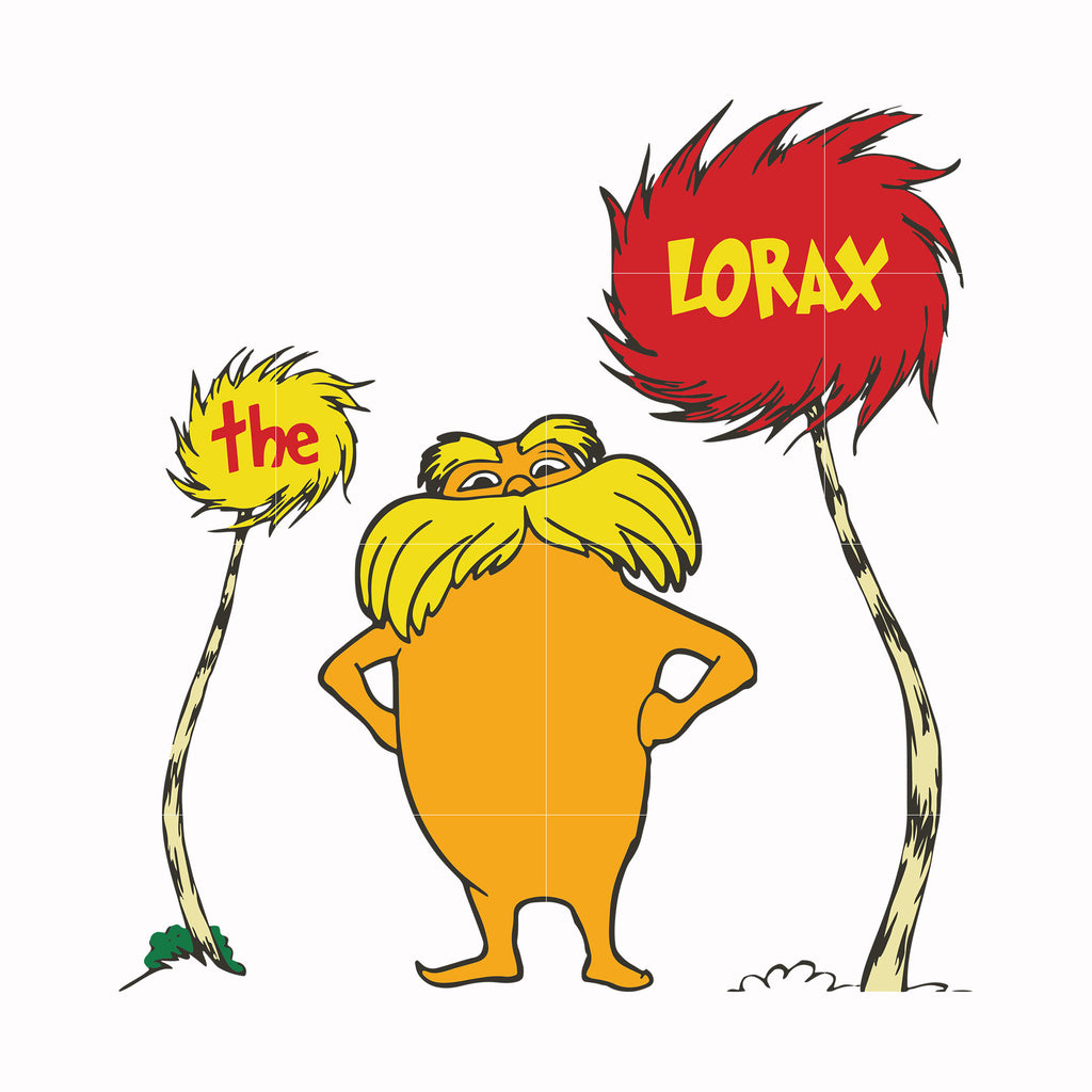 The Lorax svg, png, dxf, eps file