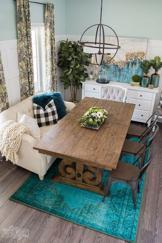 eclectic dining room decor