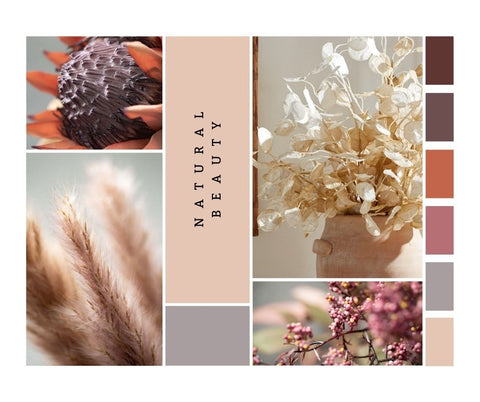 Natural Beauty Spring Collection Mood Board