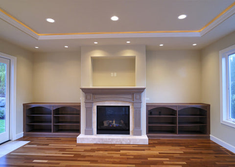 fireplace can lighting