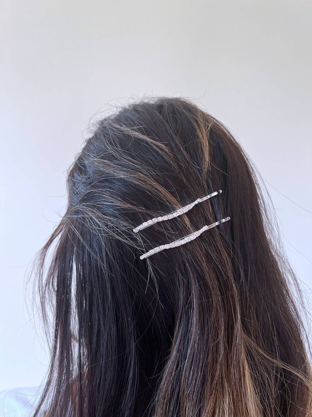 Rhinestone Embellished Hair Pin Set