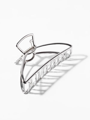 Silver Claw Clip - Ellie Rose