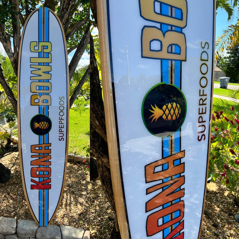 Custom surfboard sign