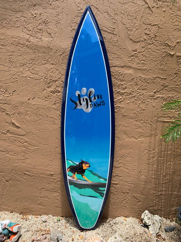 Buisness surfboard signage