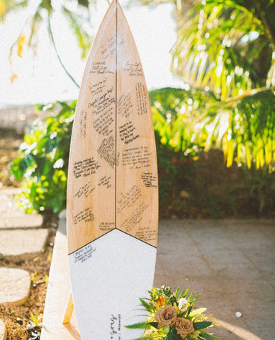 beach wedding guest book alternative ideas