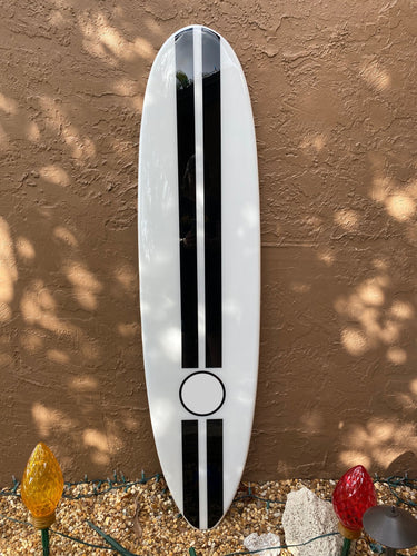 Coastal Modern Decor: Chanel Surfboard Art Beach House Chic