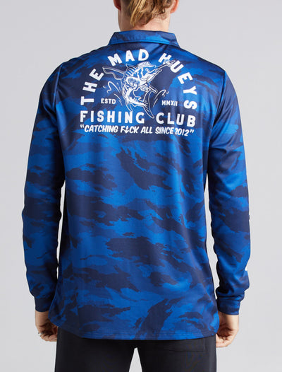 Fishing Club UPF50+ Fishing Shirt - Navy – The Vault Surf and Fashion