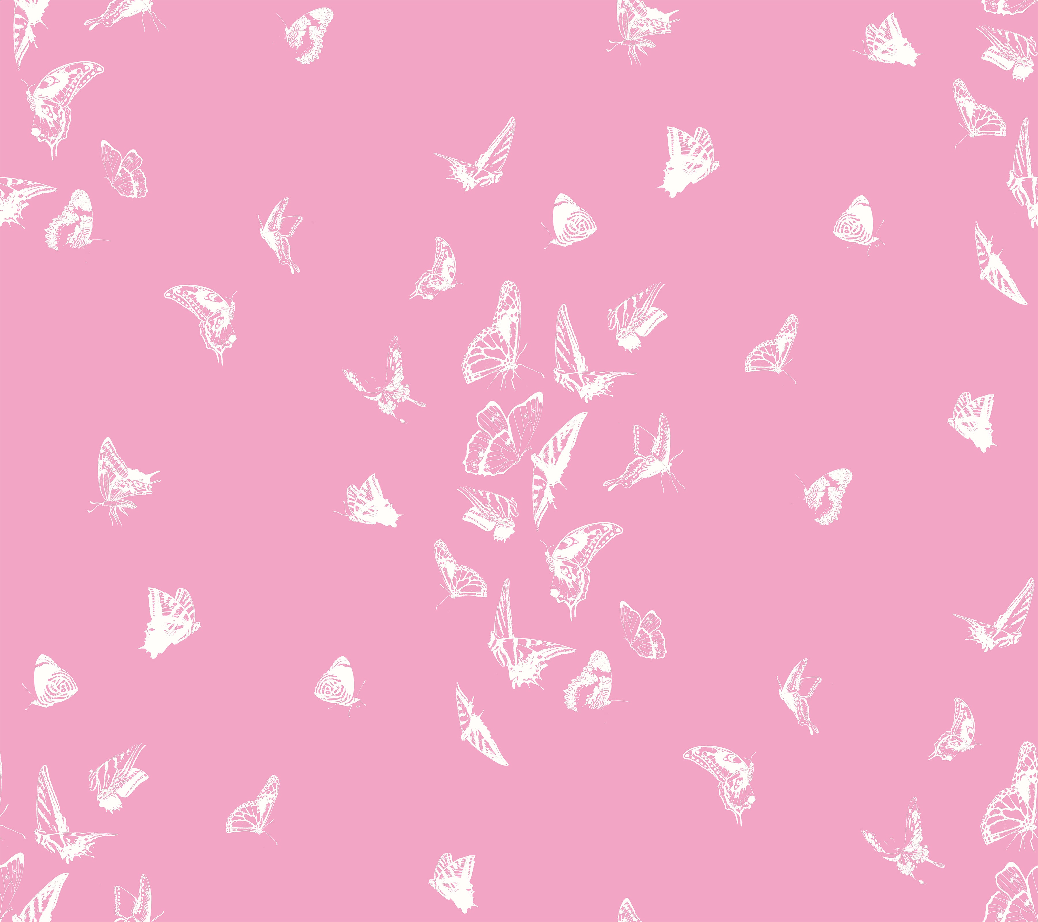 Bubblegum Pink Fabric Wallpaper and Home Decor  Spoonflower