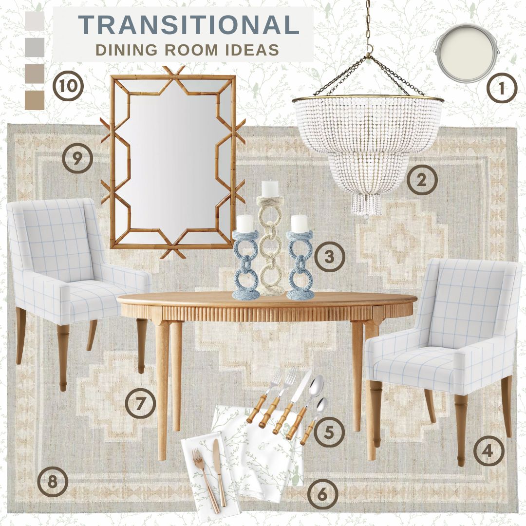 Transitional Dining Room Ideas