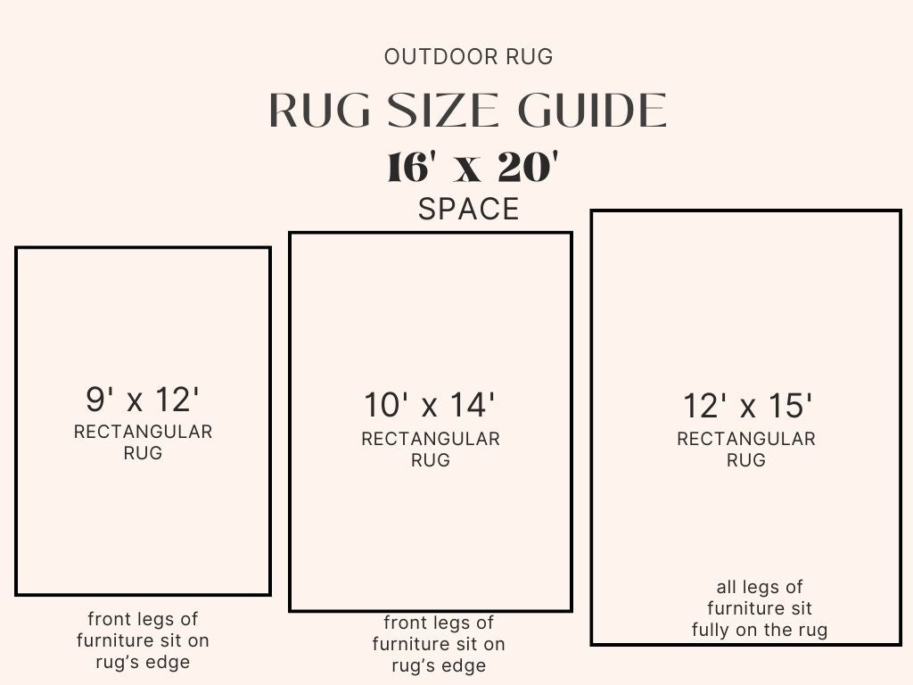 Outdoor Rug Size Guide for 16