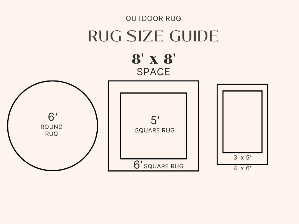 Outdoor Rug Size Guide for 8