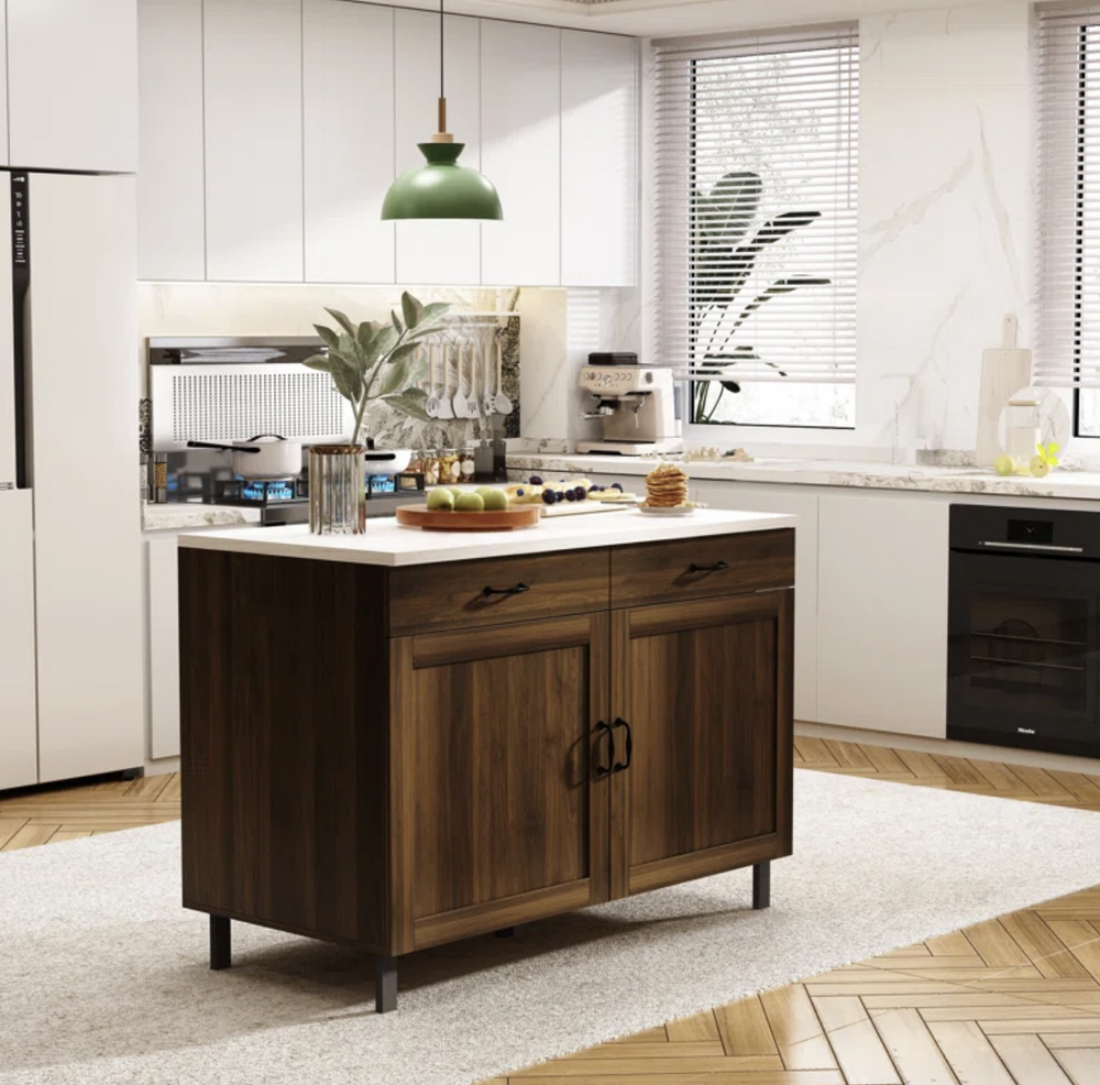 Cheridyn Wood Kitchen Island