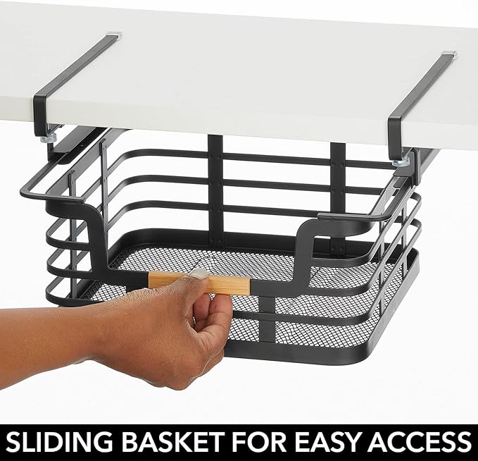 Metal Wire Under Shelf Storage Baskets