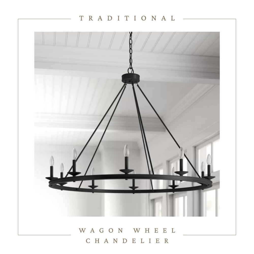 Wagon Wheel Chandelier