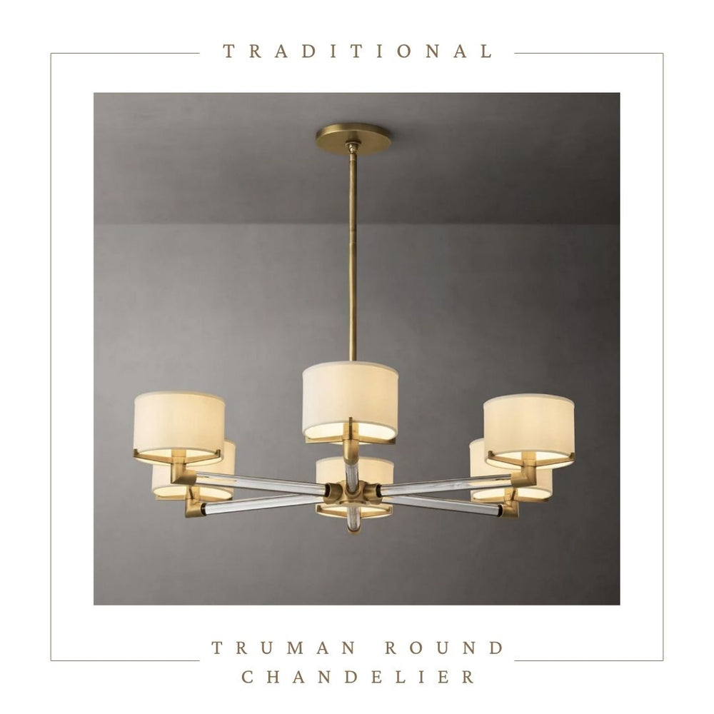 TRUMAN ROUND CHANDELIER