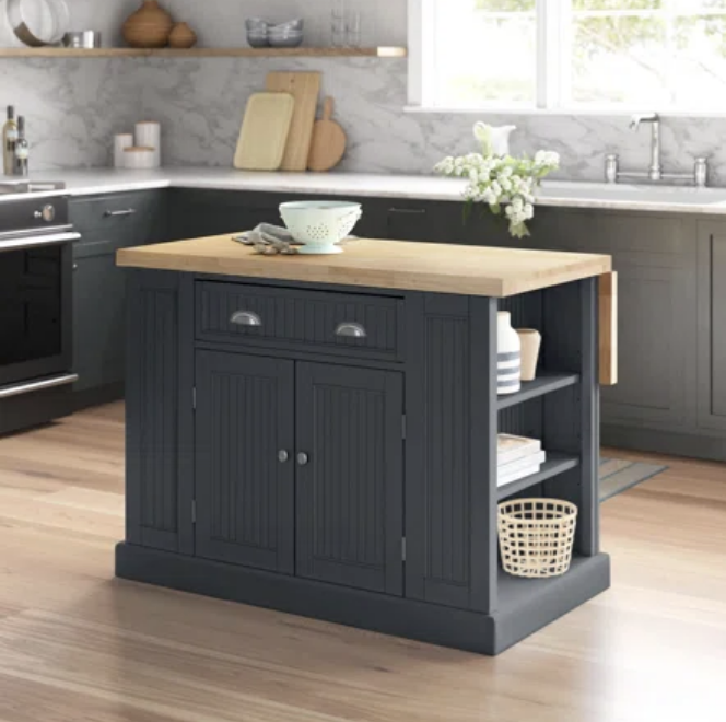 Swanscombe Solid Wood Kitchen Island