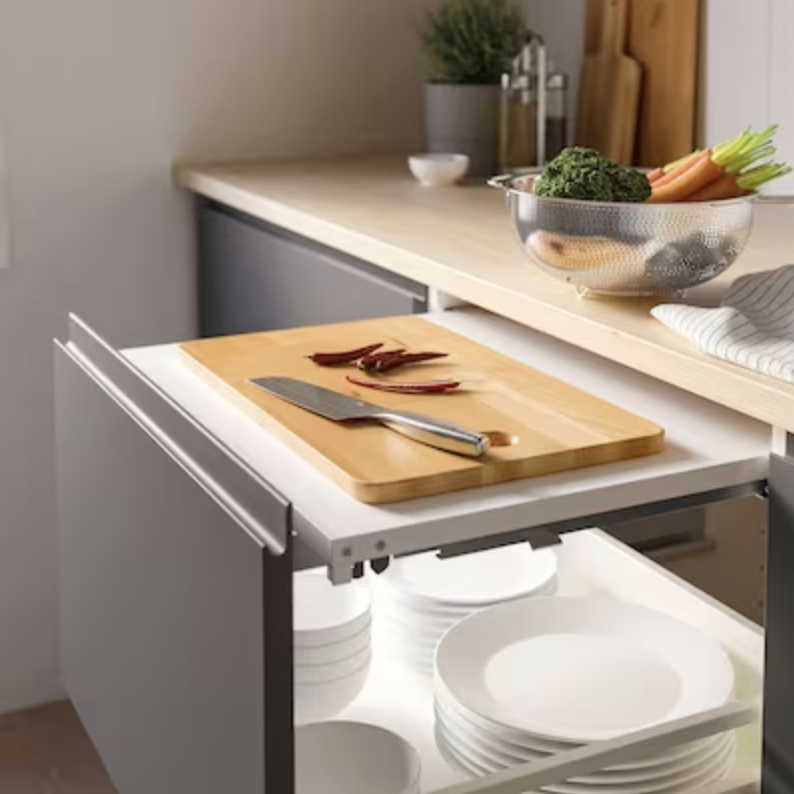 Pull-out work surface