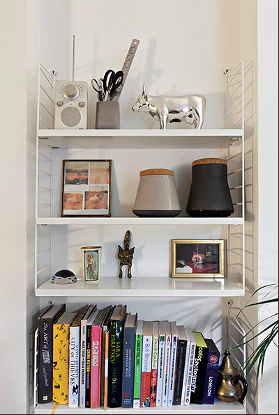 London fields flat a new tribe bookcase 