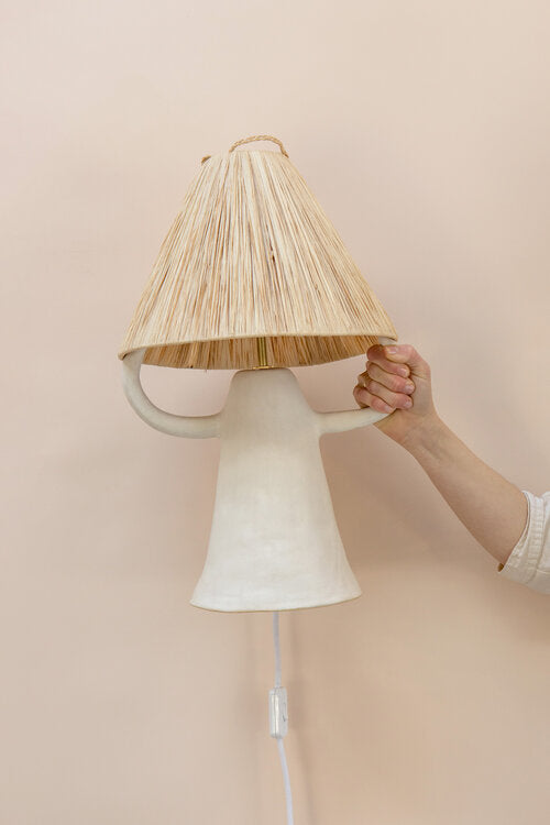 a new tribe ceramic lamp 