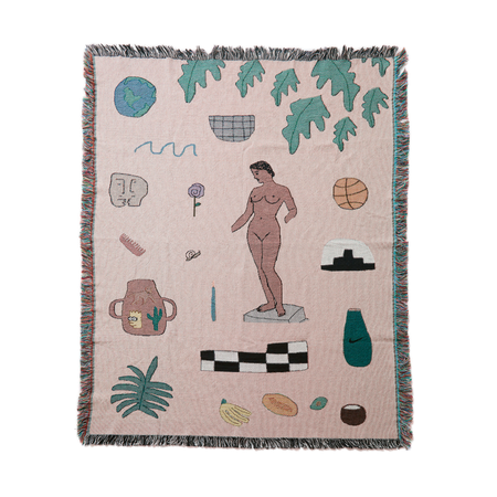 World Wide Aura Horizontal Mini Blanket by BFGF | A New Tribe