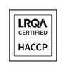LRQA CERTIFIED HACCP LOGO
