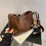 Vvsha   Women Vintage Should Bags With Accessories Simple Casual Hobos For Girl Designer Crossbody Bags High Quality Handbags Lady Sac