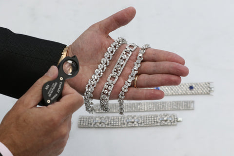 jewelry in a hand 
