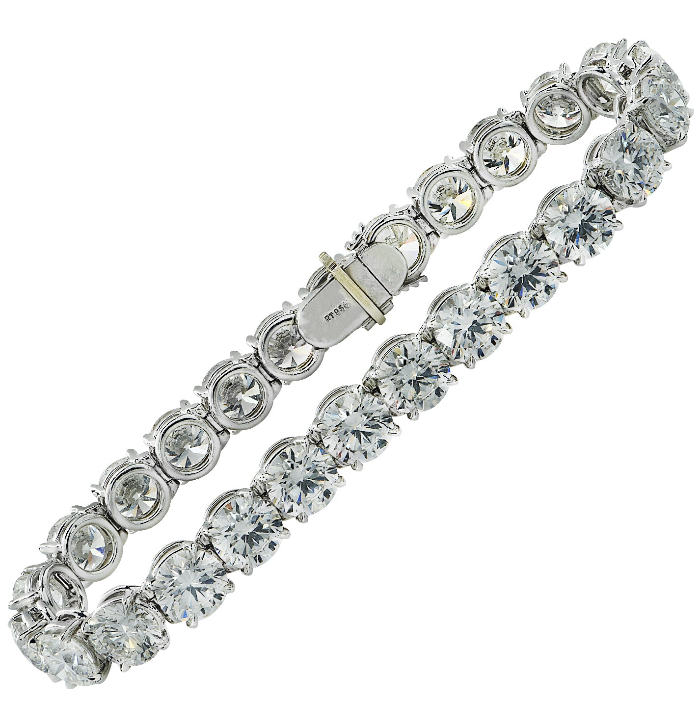 gia certified diamond tennis bracelet